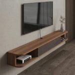 Meuble TV Mural Flottant en MDF – Image 2